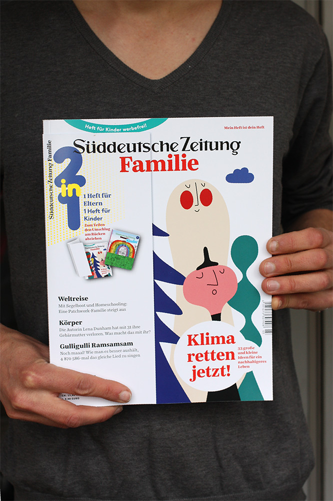 Couverture du magazine Suddeutschen Zeitung Familie de mai 2019