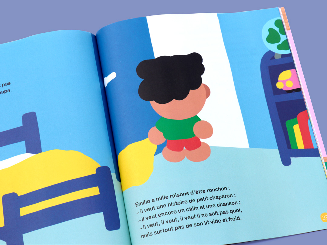 Deux marmottes dans un lit - illustrations pour Histoires pour les petits 