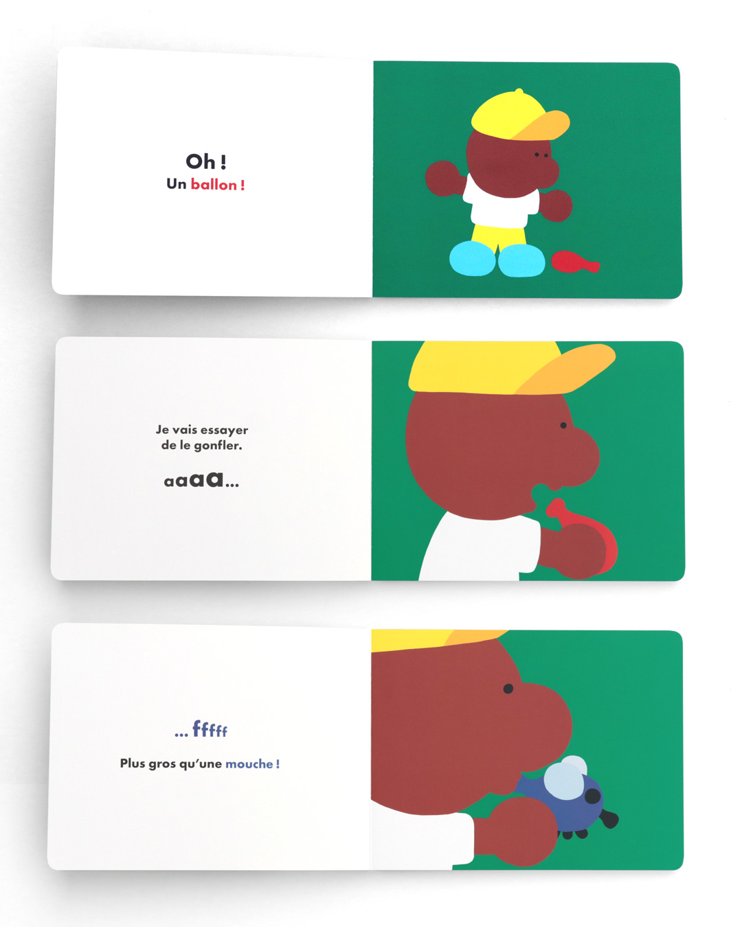 Oh ! Un ballon ! - pages intérieures du livre