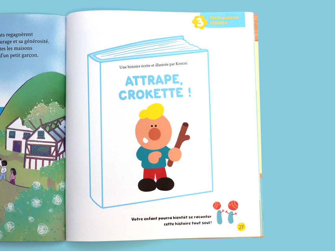 Attrape Crokette ! - texte et illustrations pour Histoires pour les petits